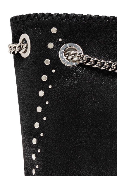 Stella McCartney Falabella Logo Charm Studded Bucket Bag