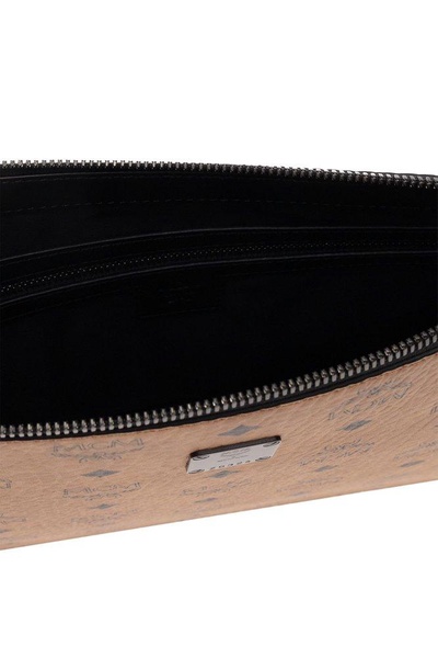 MCM Aren Zipped Medium Clutch Bag