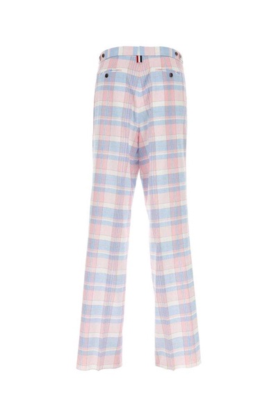 Thom Browne Man Embroidered Cotton Pant