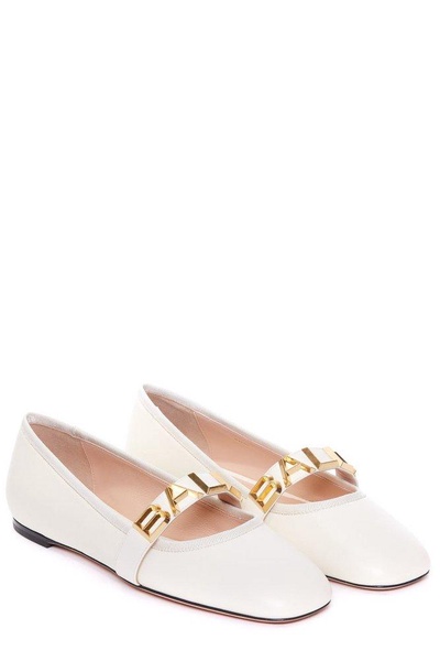 Bally Balby Squared Toe Ballet Flats