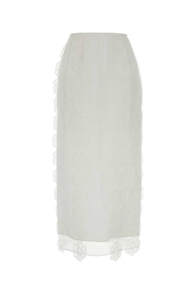 Cecilie Bahnsen Rear Slit Tulle Olympia Skirt