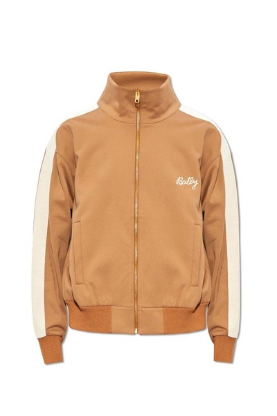 Bally Logo Embroidered Zipped Sweatshirt