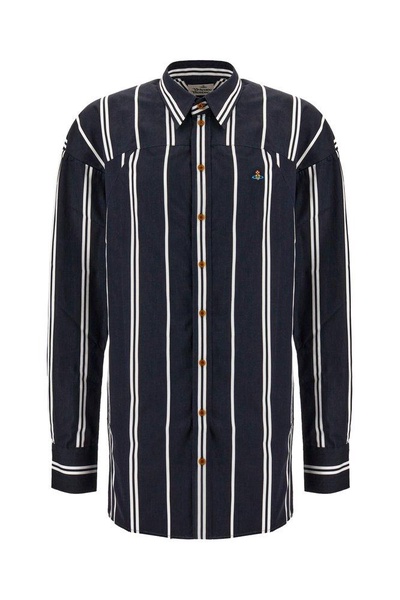 Vivienne Westwood Striped Long-Sleeved Shirt