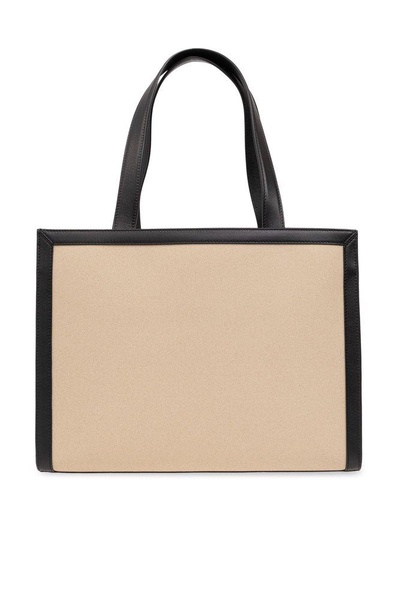 Lanvin Contrasting-Trim Top Handle Bag