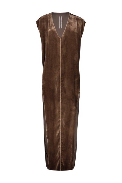 Rick Owens V-Neck Sleeveless Dress