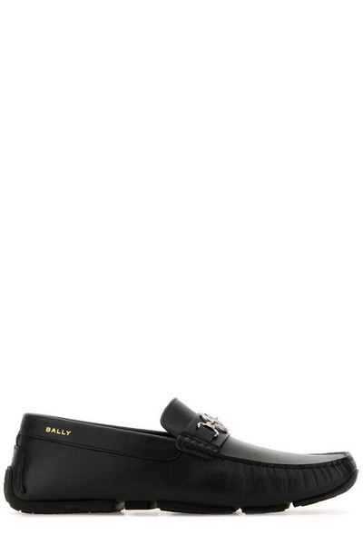 Bally Logo-Plaque Slip-On Loafers