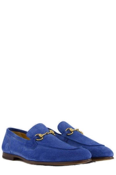 Gucci Jordaan Horsebit Detail Slip-On Loafers