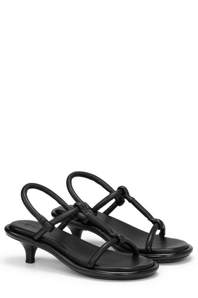 Marsèll Logo Embossed Slingback Sandals