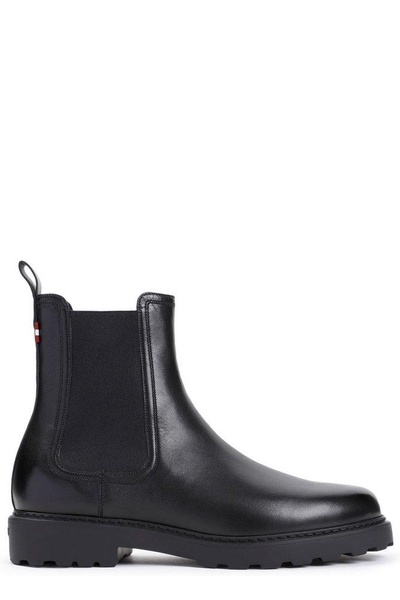 Bally Gevon Round-Roe Ankle Boots