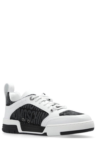 Moschino Panelled Low-Top Sneakers