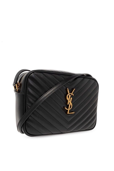 Saint Laurent Lou Zip-Up Quilted Crossbody Bag