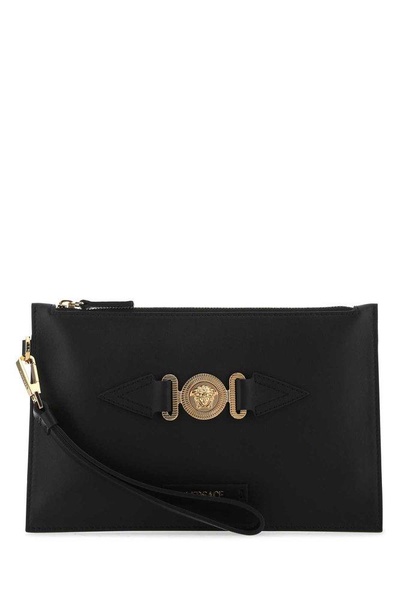 Versace Medusa Biggie Zipped Small Clutch Bag