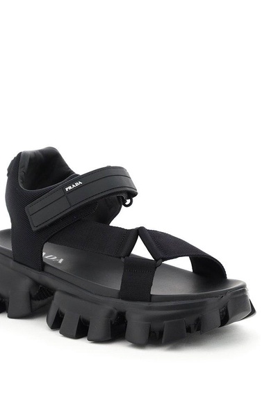 Prada Technical Strapped Sandals