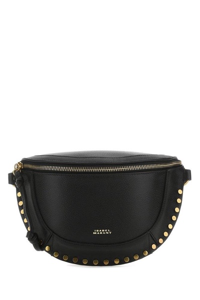 Isabel Marant Logo Printed Zipped Belt Bag