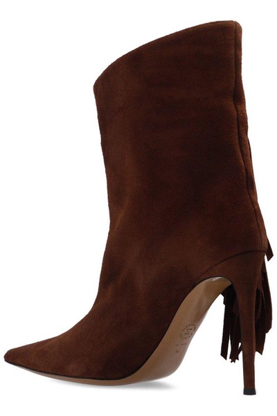 Alexandre Vauthier Raquel Fringed Ankle Boots