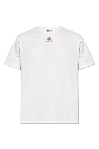 Bally Logo Embroidered Crewneck T-Shirt