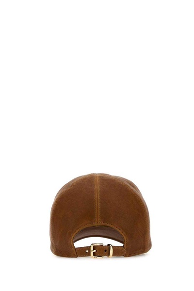 Miu Miu Logo-Debossed Curved Peak Baseball Cap