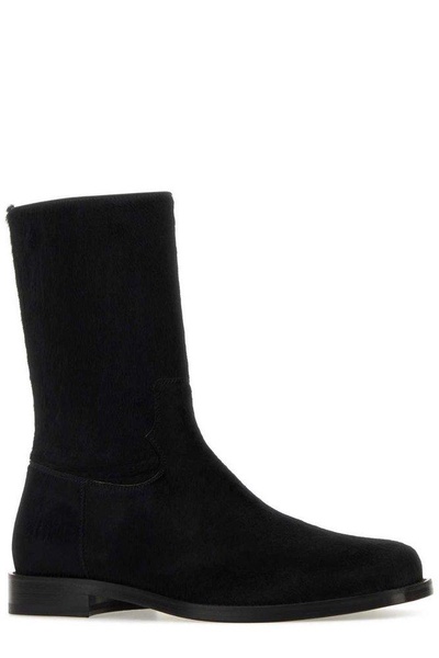 Dries Van Noten Round-Toe Ankle Boots