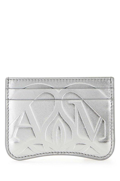 Alexander Mcqueen Logo Embossed Cardholder