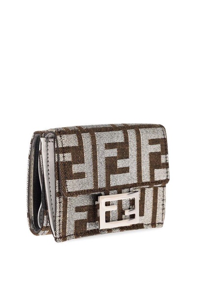 Fendi Monogrammed Tri-Fold Wallet