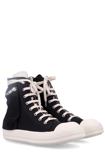 Rick Owens DRKSHDW High Top Cargo Sneakers