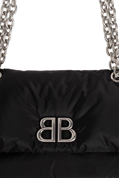 BALENCIAGA Mini Monaco Elegance Handbag W:8.66in H:5.51in D:3.15in