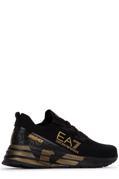 Ea7 Emporio Armani Crusher Distance Knitted Sneakers