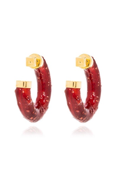 Jacquemus Les Creoles Confiture Detailed Hoop Earrings