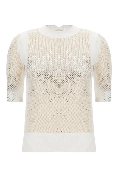 Ermanno Scervino Embellished Knit T-Shirt