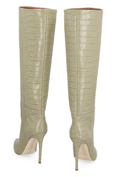 Paris Texas Embossed Knee-High Stiletto Boots