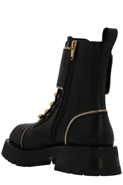 Balmain Button-Embellished Boots