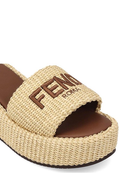 Fendi Sunshine Platform Sandals