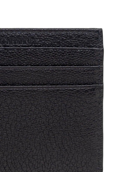 Giorgio Armani Logo Printed Card Holder