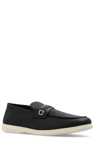 Ferragamo Gancini Ornament Loafers