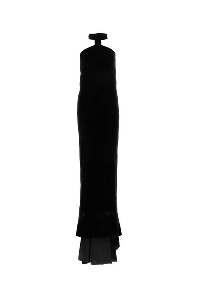 Ann Demeulemeester Ingeborg Halterneck Sleeveless Satin Dress