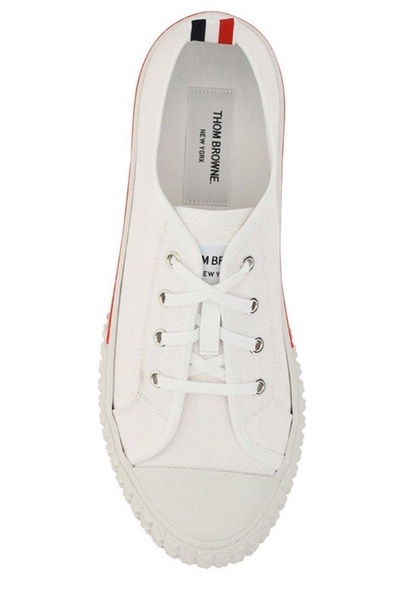 Thom Browne Stripe Trimmed Low-Top Sneakers