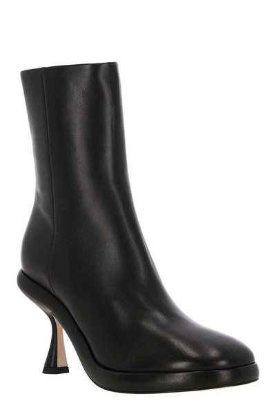 Wandler June Round Toe Ankle Boots