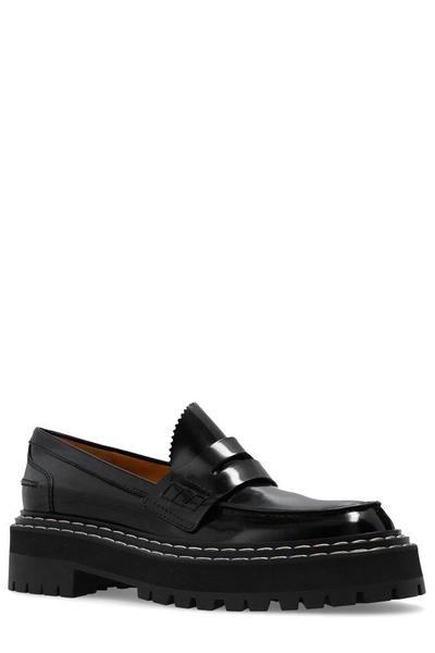 Proenza Schouler Logo Detailed Loafers