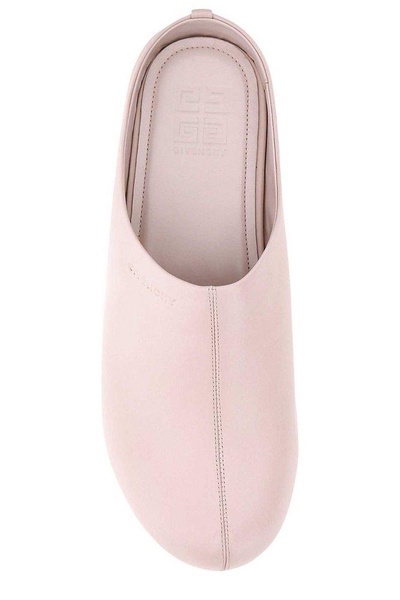 Givenchy Woman Pastel Pink Leather G Clog Mules