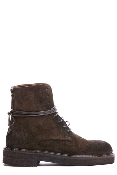 Marsèll Round-Toe Lace-Up Ankle Boots