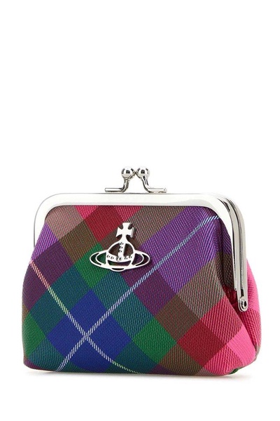 Vivienne Westwood Checked Frame Coin Purse