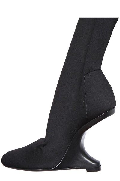 Rick Owens Lilies Cantilever 11 Sqaure Toe Boots