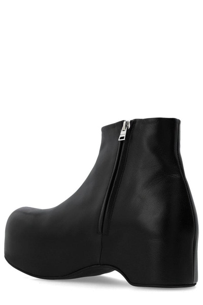 Marni Logo Debossed Platform Boots