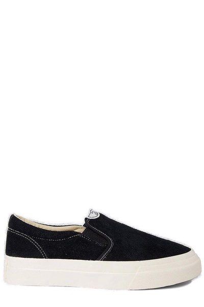 Junya Watanabe Logo Patch Slip-On Sneakers