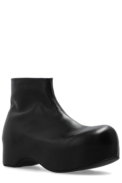 Marni Logo Debossed Platform Boots