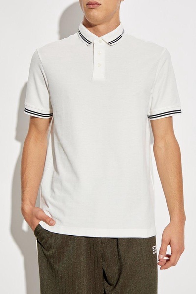 Emporio Armani Cotton Polo Shirt With Logo