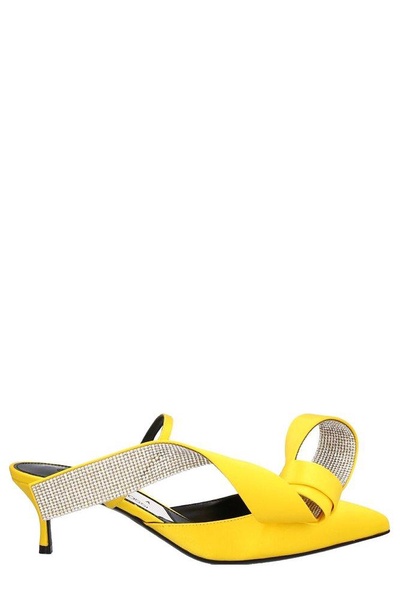 Sergio Rossi Marquise Bow Embellished Pumps