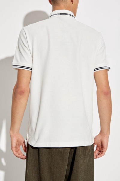 Emporio Armani Cotton Polo Shirt With Logo