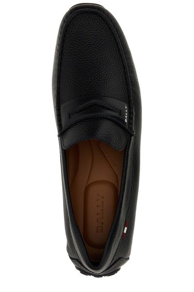 Bally Palsy Logo Stamp Slip-On Loafers