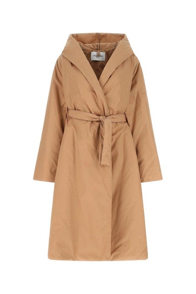 Alaïa Belted Hooded Coat